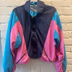 Vintage Colorblock lightweight jacket.